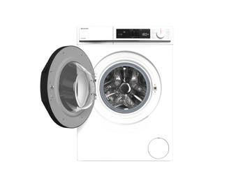 Sharp ES-NFA714BWB - Wasmachine voorlader 7 kg - 1400 toeren, Verzenden, Zo goed als nieuw