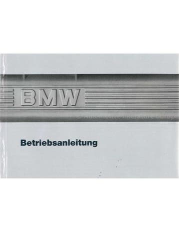 1987 BMW 6 SERIE INSTRUCTIEBOEKJE DUITS, Auto diversen