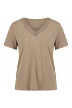 Vero Moda T-shirt in maat M Beige, Vero Moda, Verzenden, Zo goed als nieuw, Beige