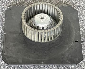 Gereviseerde ruilmotorplaat Rucon MVS-7P ventilatiebox., Doe-het-zelf en Verbouw, Ventilatie en Afzuiging, Ophalen of Verzenden