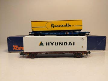 Roco, Piko H0 - Modeltrein goederenwagonset (2) - NMBS, Nieuw