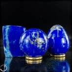 Natuurlijk Lapis Lazuli-set – ei, bal en vrij vorm Uniek
