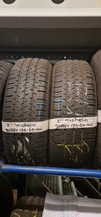 2x 175-65-14c Michelin Zomer 4mm €25 Per Band 175 65 14c, Auto-onderdelen, Banden en Velgen, Ophalen, 14 inch, 175 mm, Band(en)