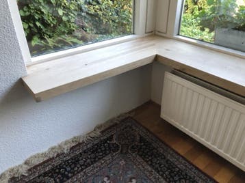 Vensterbanken op maat – Massief hout – Diverse afmetingen, Nieuw