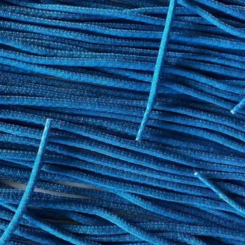 Reflecterende ronde veters - Blauw • 100 120 140  cm x 5 mm, Ophalen of Verzenden, Nieuw