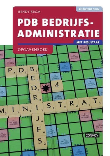 PDB bedrijfsadministratie met resultaat - Henny Krom, Boeken, Verzenden, Zo goed als nieuw, Henny Krom