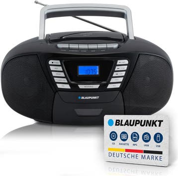Blaupunkt B 120 BK Draagbare cd-speler met bluetooth, casset, Audio, Tv en Foto, Verzenden, Zo goed als nieuw