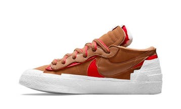 Nike Blazer Low sacai British Tan, Kleding | Heren, Schoenen, Nieuw