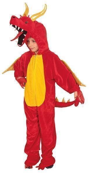 Draken Kostuum Kind Rood, Kleding | Dames, Carnavalskleding en Feestkleding, Nieuw, Ophalen of Verzenden