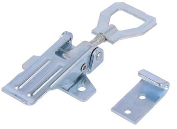 Spansluiting met tegenstuk - 150 x 52mm - Gegalvaniseerd, Ophalen of Verzenden, Nieuw, Slot