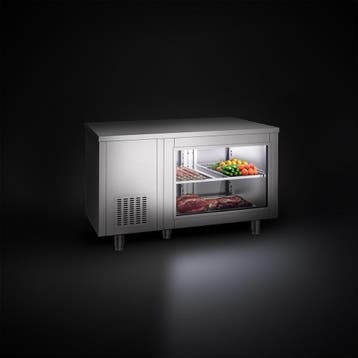 GGM Gastro | Koelwerkbank - 1400x700mm - met 2 deuren |, Verzenden, Nieuw in verpakking