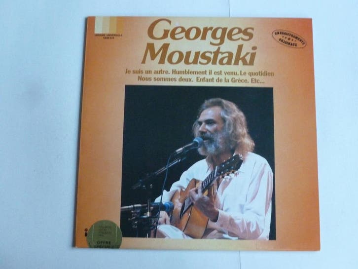 Georges Moustaki (LP) 1975, Cd's en Dvd's, Vinyl | Pop, Ophalen of Verzenden