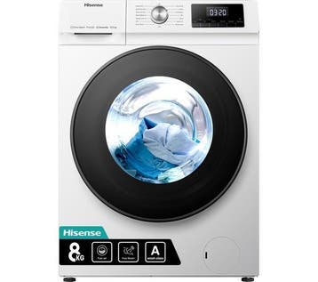 Hisense WDQA8014EVJM - Was-droogcombinatie - 8 kg wassen - 5, Ophalen of Verzenden, Nieuw, 85 tot 90 cm