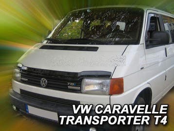 T4 steenslagspoiler motorkapspoiler zwart pasvorm caravelle, Ophalen of Verzenden