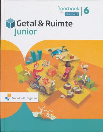 Getal en Ruimte Junior leerboek blok 1 t/m 5 groep 6, Verzenden, Nieuw