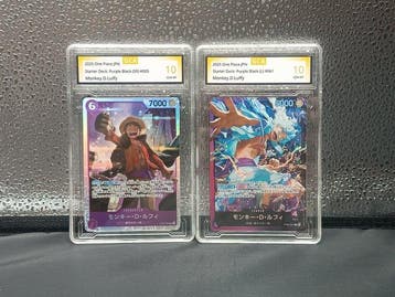 One Piece - 2 Card - One Piece - 2x Monkey D. Luffy, Nieuw