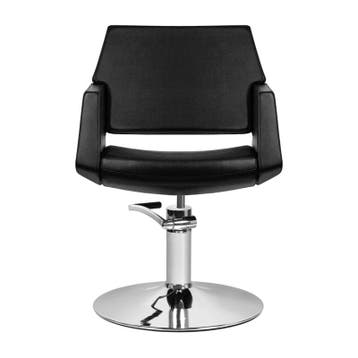 Gabbiano kappersstoel Santiago - Met innovatieve pomp, Huis en Inrichting, Stoelen, Verzenden, Nieuw, Zwart, Eén