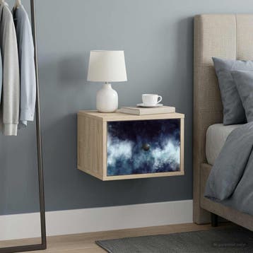vidaXL Wandkastje RAALTE Sonoma Eiken 36 x 33 x 25 cm, Minder dan 45 cm, Verzenden, Nieuw, Minder dan 55 cm