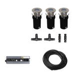 3x LED inbouw spot - 12V - 3 watt - 41mm - complete set, Ophalen of Verzenden, Nieuw