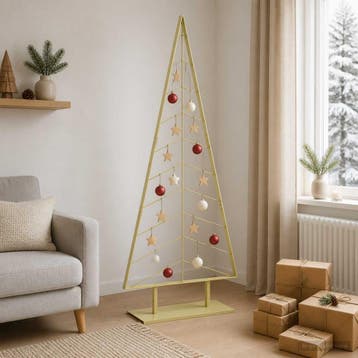vidaXL Metalen kerstboom met standaard KUOPIO 210 cm Staal, Verzenden, Nieuw
