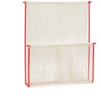 Tijdschriftenrek Pretty String Rood En Wit, Huis en Inrichting, Zo goed als nieuw