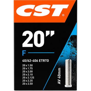 CST 20 inch binnenband autoventiel 40 mm zwart voor 20 x..., Fietsen en Brommers, Ophalen of Verzenden, Nieuw, Band