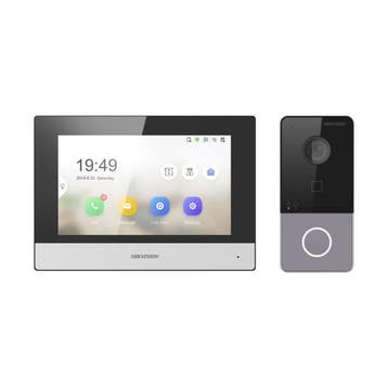Hikvision DS-KIS603-P(B) Video-Intercom kit 1, Ophalen of Verzenden, Nieuw