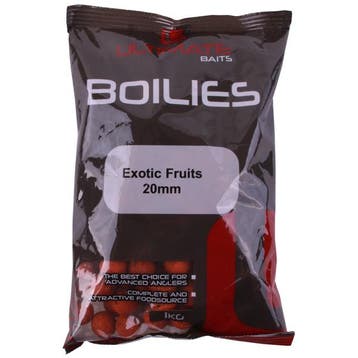 Ultimate Baits Boilies 20mm 1kg - Exotic Fruits, Verzenden, Nieuw, Overige typen