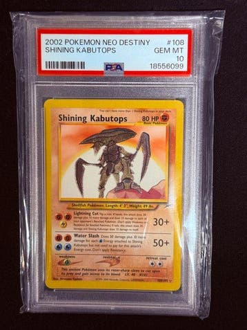 Pokémon - 1 Graded card - Kabutops 108/105 Foil - PSA 10 -, Nieuw