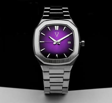 Aryon - Degrade Automatic Purple Watch - Zonder minimumprijs, Nieuw