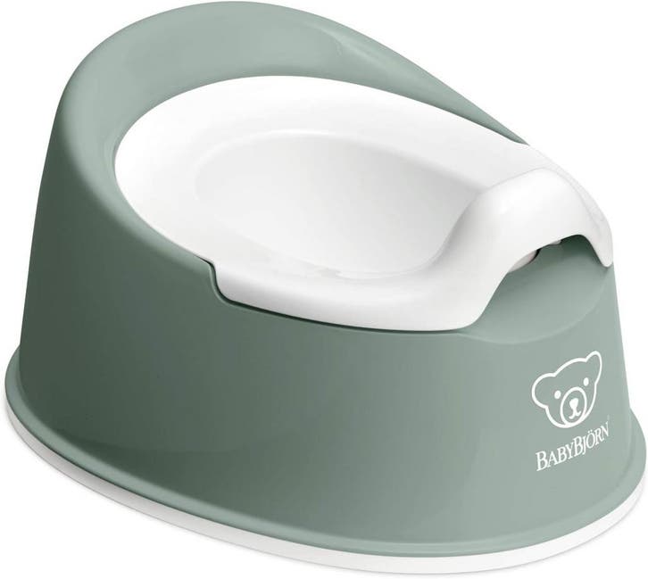 Plaspot compact BabyBjorn | Groen | Tweedekansje | OP=OP, Kinderen en Baby's, Badjes en Verzorging, Standaard, Zo goed als nieuw