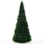 Dennenboom Kerstboom Kunst Tinsel Groen Black 50 cm, Ophalen of Verzenden, Nieuw