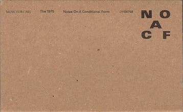 1975, The – Notes On A Conditional Form 0602508298974 (1 Com, Ophalen of Verzenden, Nieuw in verpakking