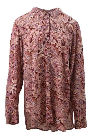 Miss Etam Plus Blouse in maat 46 Paars, Miss Etam Plus, Verzenden, Zo goed als nieuw, Overige kleuren