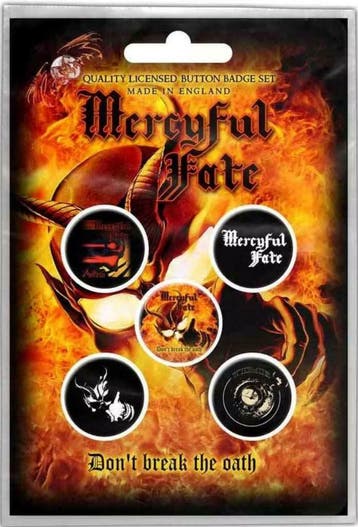 Mercyful Fate Button Don't Break The Oath officiële merch, Ophalen of Verzenden, Nieuw, Gebruiksvoorwerp