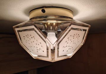 Plafondlamp - Grote Art Deco-stijl plafond- en wandlamp –