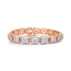 Armband - 18 karaat Roségoud - 4.61ct. tw. Diamant, Nieuw