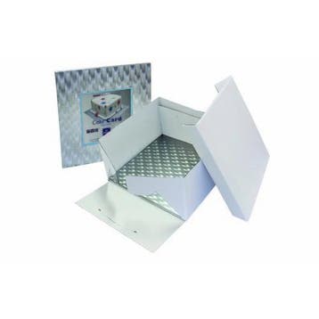 PME Cakeboard en doos vierkant 25x25x15 cm**, Verzenden, Nieuw