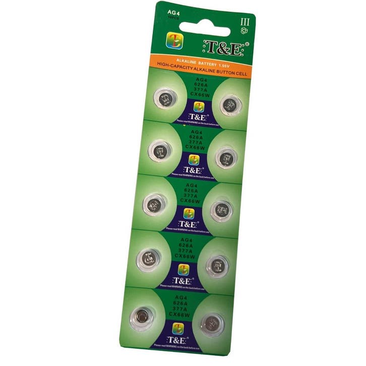 T&E High Capacity - Horloge Batterij - SR626SW - AG4 - 377 -, Sieraden, Tassen en Uiterlijk, Horloges | Dames, Verzenden