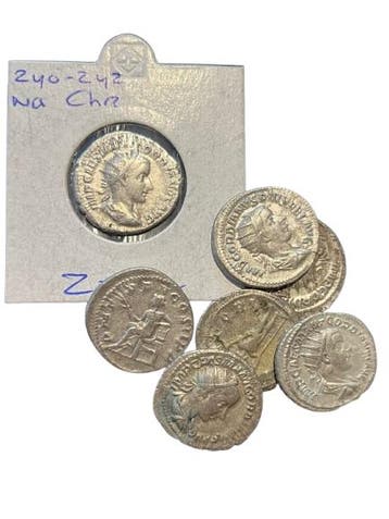 Zilveren Romeinse Antoninianus - Gordianus III 240-242 NC, Postzegels en Munten, Munten en Bankbiljetten | Verzamelingen, Verzenden