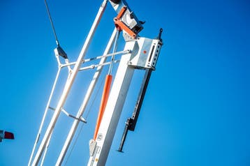 Nieuw! - Bouwkraan FB Gru GA 245 - 24 meter - Vaste ballast!, Hijswerktuig
