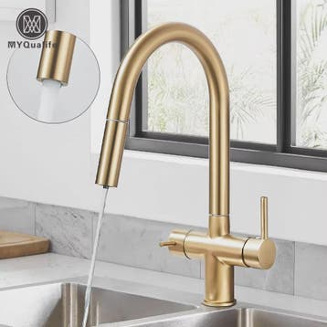 Keukenmengkraan met Uittrekbare Douchekop en Waterfilter - G, Tuin en Terras, Verzenden, Nieuw