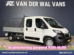 Peugeot Boxer | 2.0 BlueHDI 130pk Pick up Dubbel Cabine Open, Auto's, Gebruikt, Euro 6, Wit, Dealer onderhouden