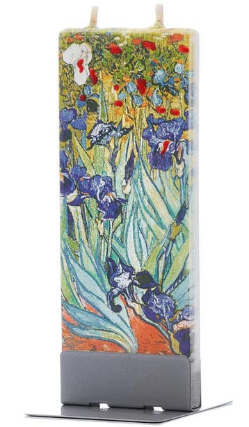 Vincent van Gogh - Irissen | FLATYZ platte kaars – unie..., Verzenden, Nieuw