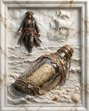 Makayhos - [Canvas] Lost Captain – Ocean Myth, Nieuw