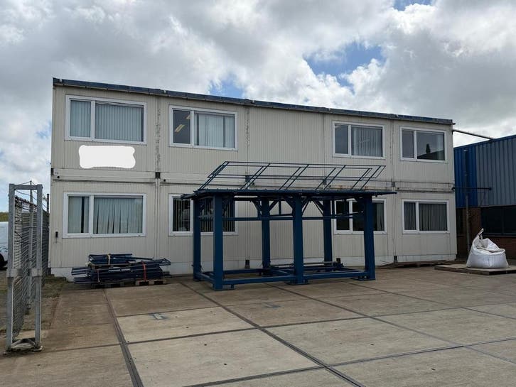 Kantoorunits 10 stukc 6x3 - Kantoorgebouw, Doe-het-zelf en Verbouw, Bouwketen en Schaftketen, Gebruikt