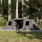 vidaXL Tunneltent 6-persoons waterdicht bruin, Verzenden, Nieuw, Tot en met 2