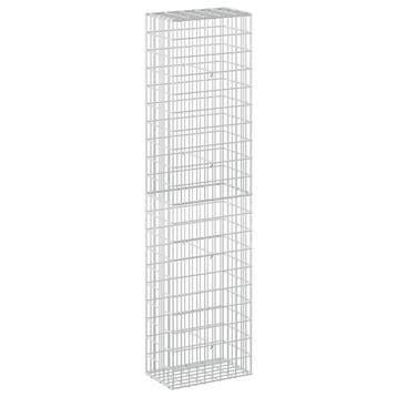 vidaXL Gabion met 5 mm Draad en 5x10 cm Gaas 50x30x200 cm, Verzenden, Nieuw, IJzer
