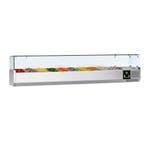 GGM Gastro | Opzetkoelvitrine PREMIUM - 2000x335mm - 10x GN, Verzenden