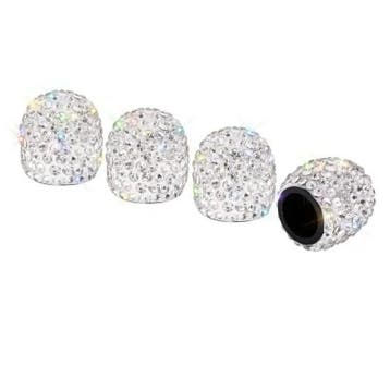 TT-products ventieldoppen White Diamond wit 4 stuks, Ophalen of Verzenden, Nieuw